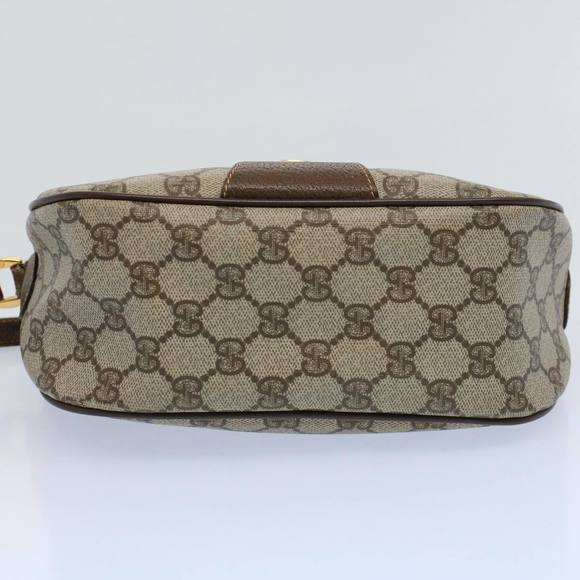 GUCCI GG Canvas Web Sherry Line Shoulder Bag Beige Red 89 02 032 Auth yk8711 - Picture 5 of 16